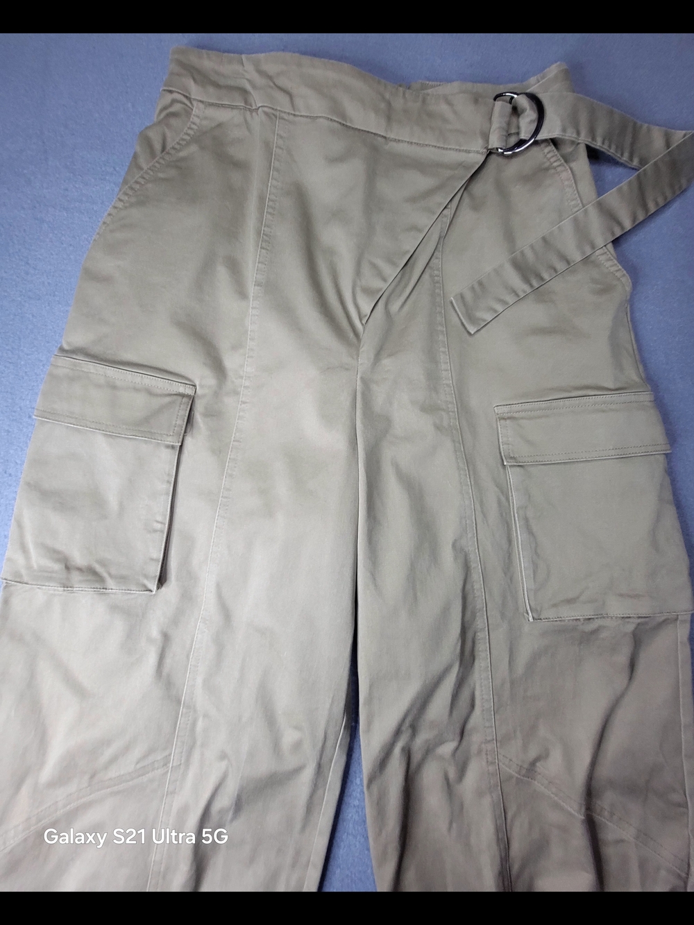 The Drop WomensCargo Pants Size M in Khaki - Durable Everyday Utility